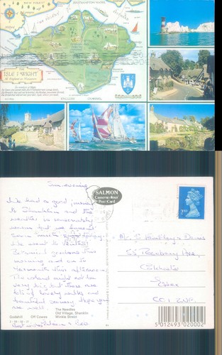 Isle wight map and - of,