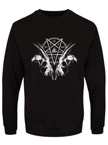 Goat skull pentagram mens - skull,