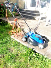 Hyundai Lawnmower 33cm Cut 1300W Electric Lawn Mower, 11m Power Cable HYM3313E