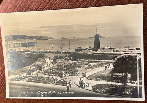 Vintage postcard paignton - postcard,