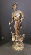 VINTAGE SPELTER LE TRAVAIL