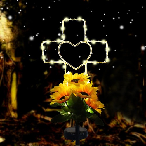 Solar cross cemetery - solar,