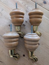 4 x Multiyork Wood/Brass