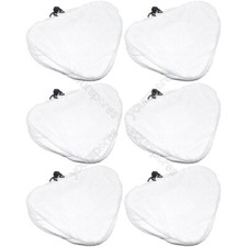 6 x Cloths Covers Pads for PIFCO 6 in 1 10 in 1 12 in 1 PS001 Steam Cleaner Mop