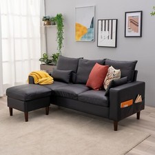 195 cm 3 Seater with Footstool