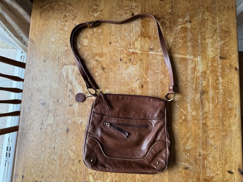 Gigi brown leather - leather, shoulder