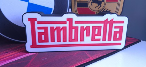 Retro lambretta led light box - light,