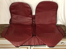 CLASSIC FIAT 500L FULL SEAT COVER SET IN BORDEAUX RED / ITALY - EMPIRE CC PARTS