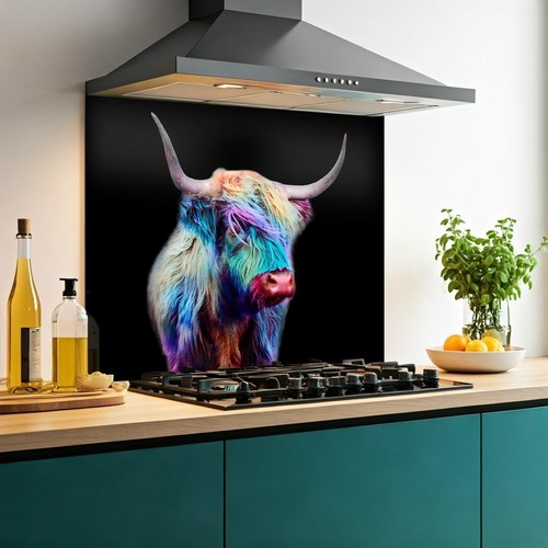 Printed glass kitchen - glass,