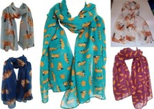 Fox Design Scarf - various designs and colours