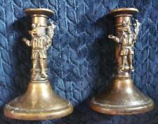 Candlesticks antique rare 19th century hircocervus trusty servant winchester col