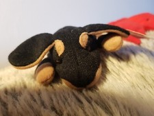 McDonalds 1998 Series ~ Ty Teenie Beanie Babies Soft Toy Plush~Doby the Doberman