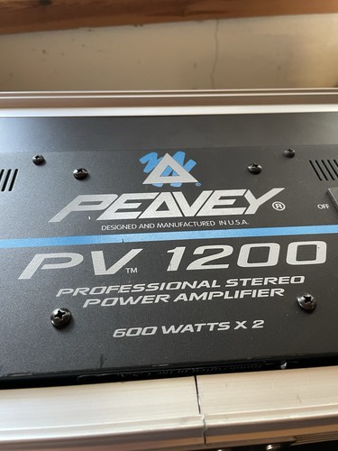 Peavey 1200 channel - pv, 2-channel