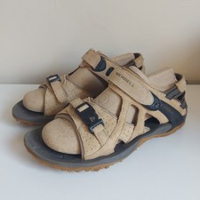 Merrell Kahuna III Women's Taupe Sandals Vibram Soles Size UK 7