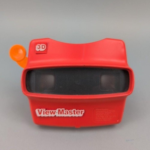 Vintage view master red - red, 3d