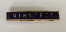 Vintage Dark Enamel Gold Tone