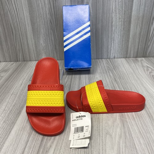 Adidas adilette sliders - adilette, red