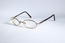 Calvin Klein Eyeglasses 932 Womens Gold Full Rim Metal Eyewear Glasses Frames