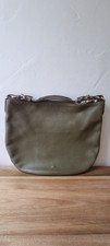 Mulberry Hobo Shoulder Bag Olive Light-Grain Leather Braided Strap, Gold Details