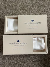 Northern Nights Pack of 2 Silk Pillowcases IVORY Rrp £75 Brand New Boxed
