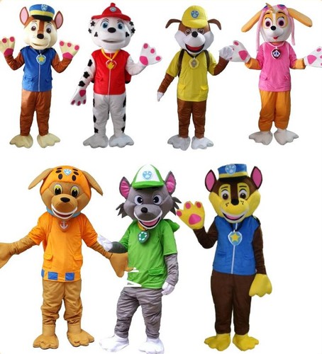 Cartoon dog mascot costume - cartoon,