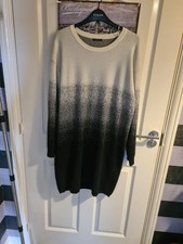 BNWOT Black Ombre Jumper Dress Size 18 From Roman