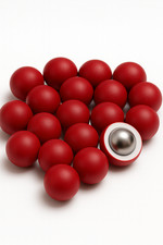 (ABS) Hard Nylon Coated Steel Balls .68 caliber 10gr. Pistelle x-68 T4e (20 pcs)