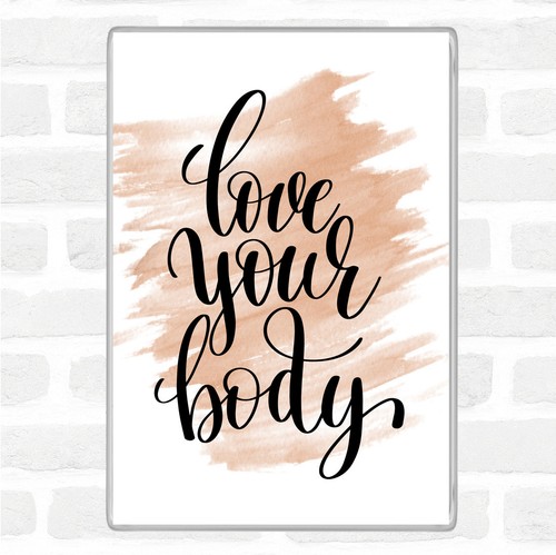 Watercolour love your - watercolour, body