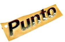 Fiat Punto 1999-2005 Chrome Effect PUNTO Emblem / Badge New & Genuine 6001072828