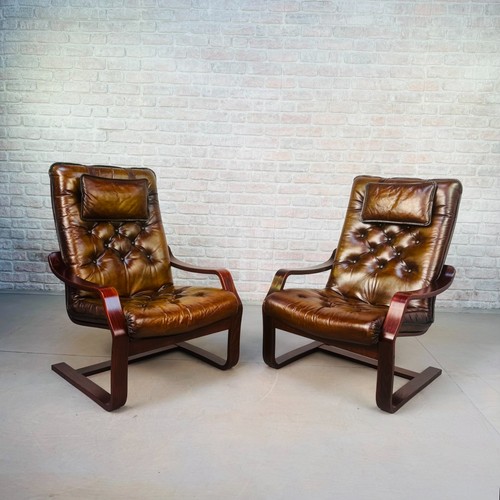 Pair vintage scandinavian - pair,