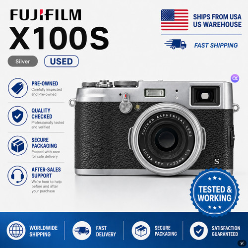 Fujifilm x100s silver black - fujifilm, silver/black