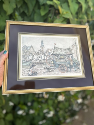 Anton pieck dutch street - anton, scene