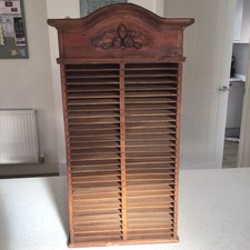 Unusual Hand Crafted Continental CD/DVD Wall Rack Holder Accommodates 60 Items