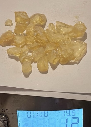 Natural amber rough - ct,