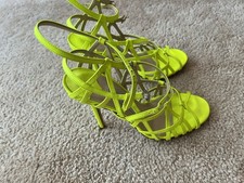 Jimmy Choo Shoes Size 36 101CAESAR NLE Neon Yellow