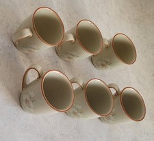 6 X Denby Daybreak Tea Coffee