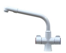 White Mono Kitchen Sink Mixer