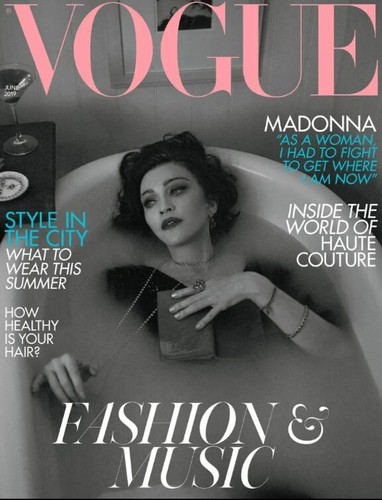 Madonna british vogue - british, uk
