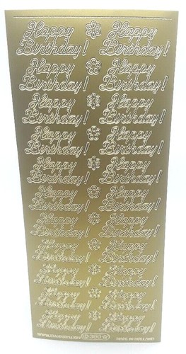 Peel off stickers happy - off,