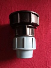 25mm Compression to 2" F IBC Tank Connector Adapter 2 Piece 