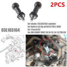 2 PCS Engine Cover Mounting Peg Bolt FOR Skoda Audi VW CADDY MK3 1.6 2.0 TDI UK