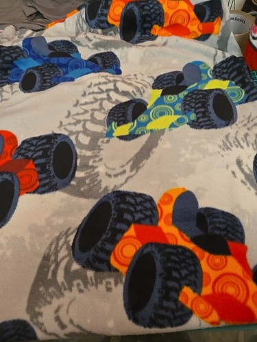 Monster truck race - truck, fleece