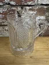 Vintage Pressed Glass Tankard