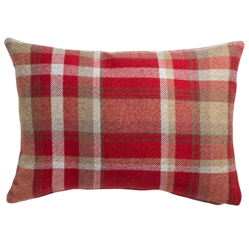 Tartan check boudoir cushion - check,