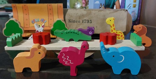Jacques wooden animal seesaw - jacques,