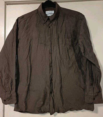 Men brown shirt - m, 46"