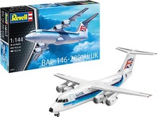 1:144 Scale BAe 146 RJ85 Airliner Model Kit Unpainted Aircraft Gift Toy