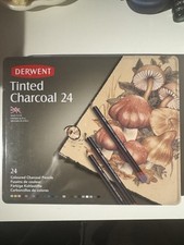 Derwent Pencils Tinted Charcoal + Coloursoft 24 (see Description)