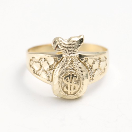 Solid 10k gold - solid, bag