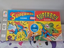 Superman & Superboy Game By Milton Bradley